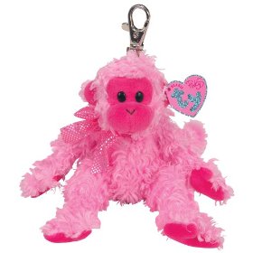 Ty Pinkies Beanie Keychain - Julep monkey