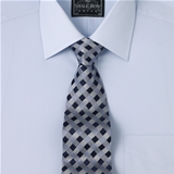 Blue Plain Poplin Shirt