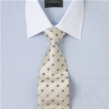 Blue White Collar and Cuff Shirt