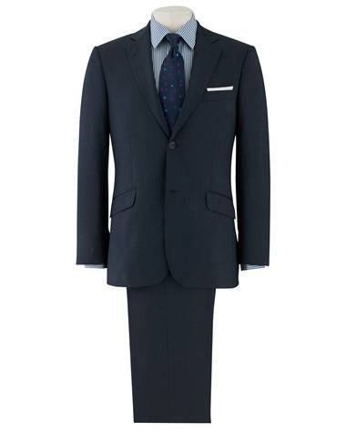 Navy Pindot Classic Fit Suit